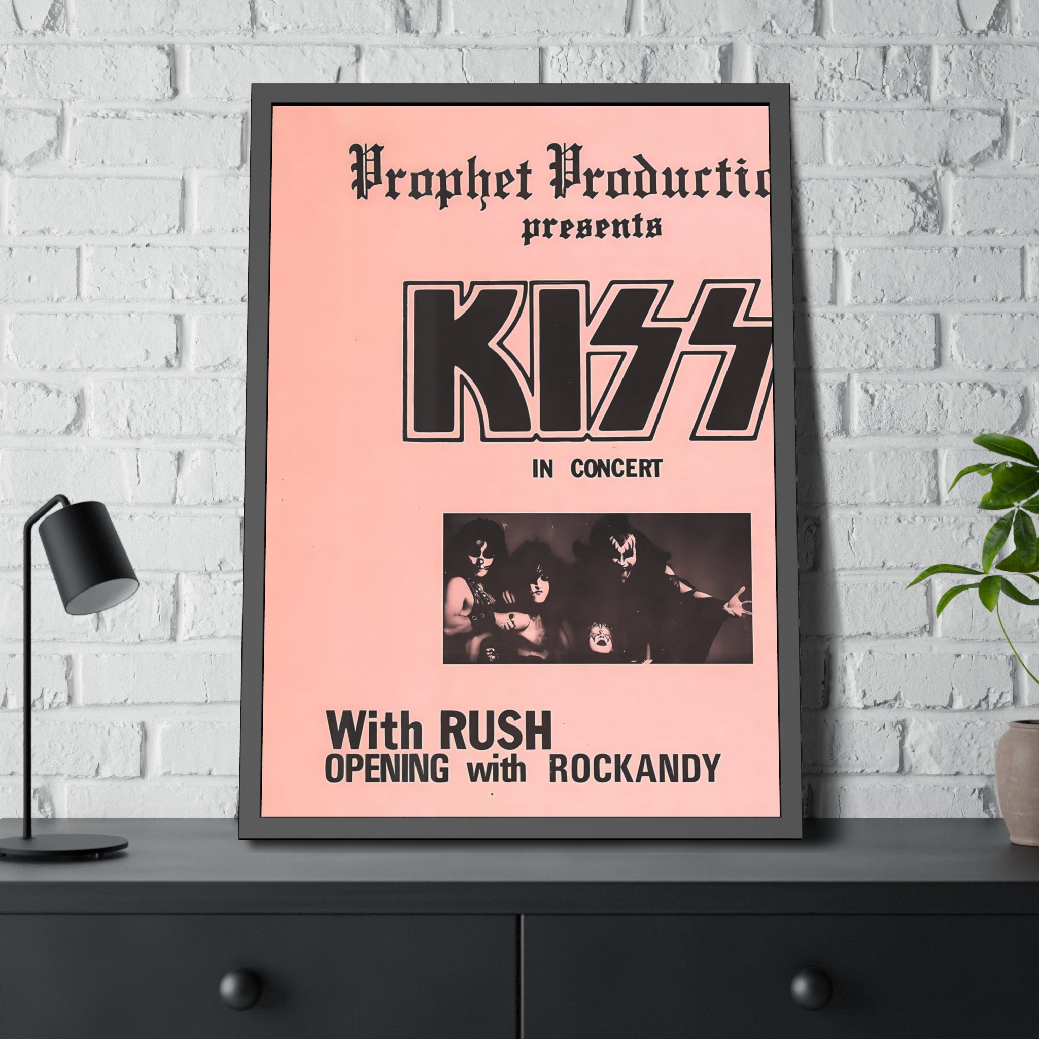KISS and Rush Concert Poster