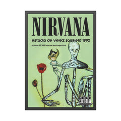 Nirvana 1992 Concert Poster