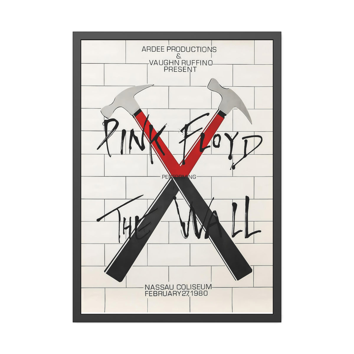 Pink Floyd The Wall Concert Poster