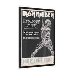 Iron Maiden Somewhere in Time Concert Poster