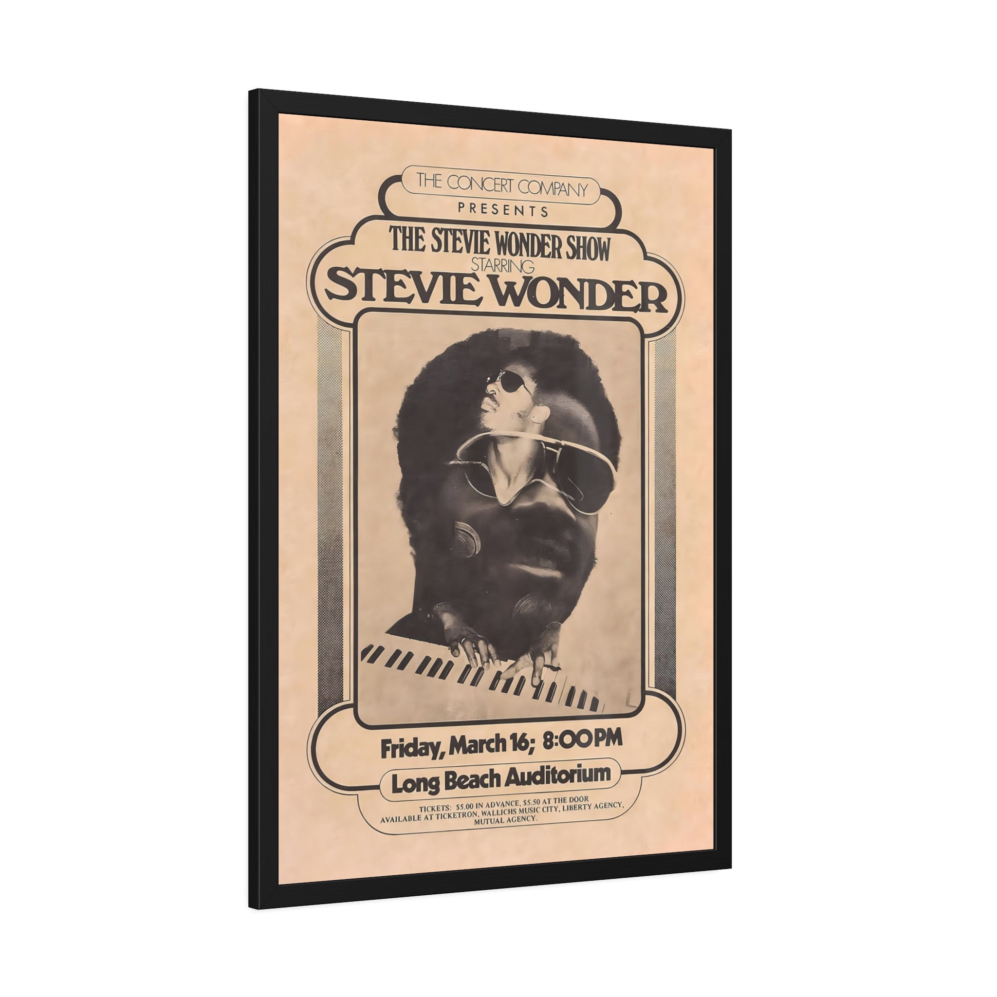 Stevie Wonder Concert Poster