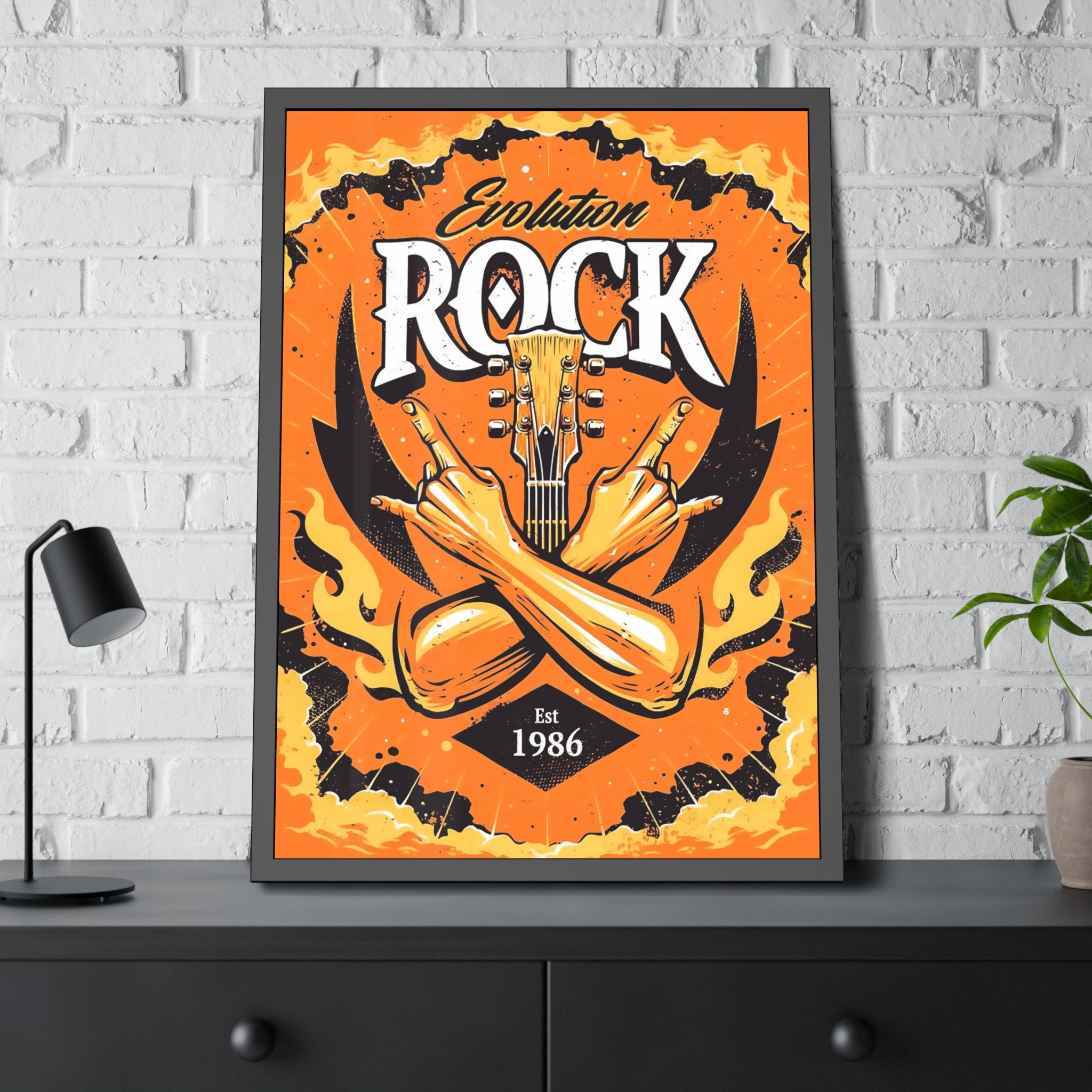 Evolution of Rock Concert Poster