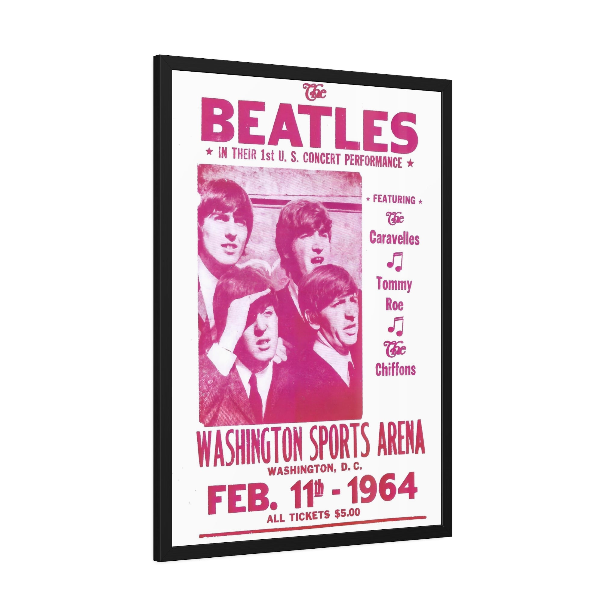 The Beatles Concert Poster Washington