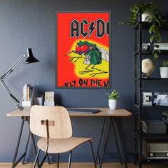 ACDC Fly on the Wall Concert Poster