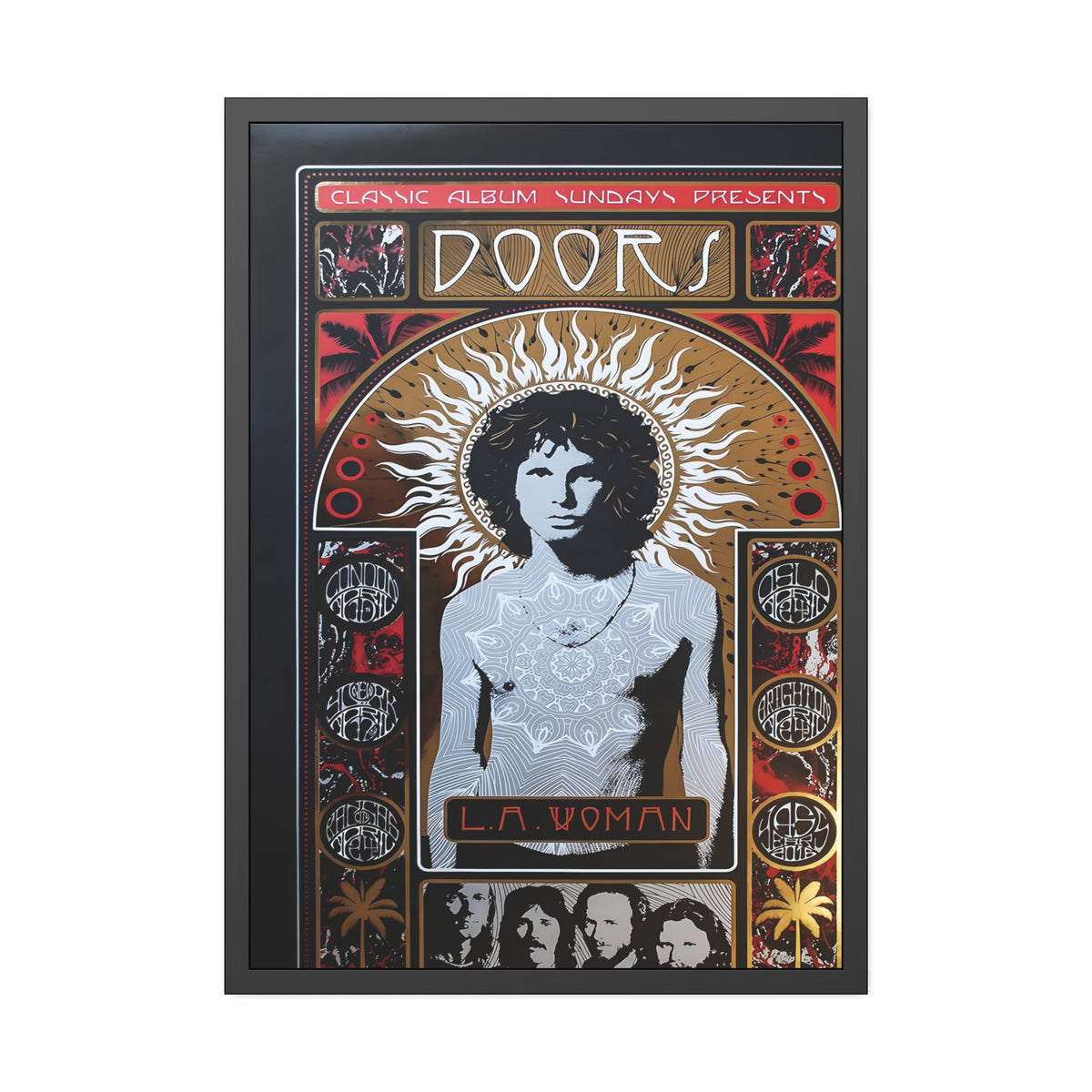The Doors Concert Poster L.A. Woman