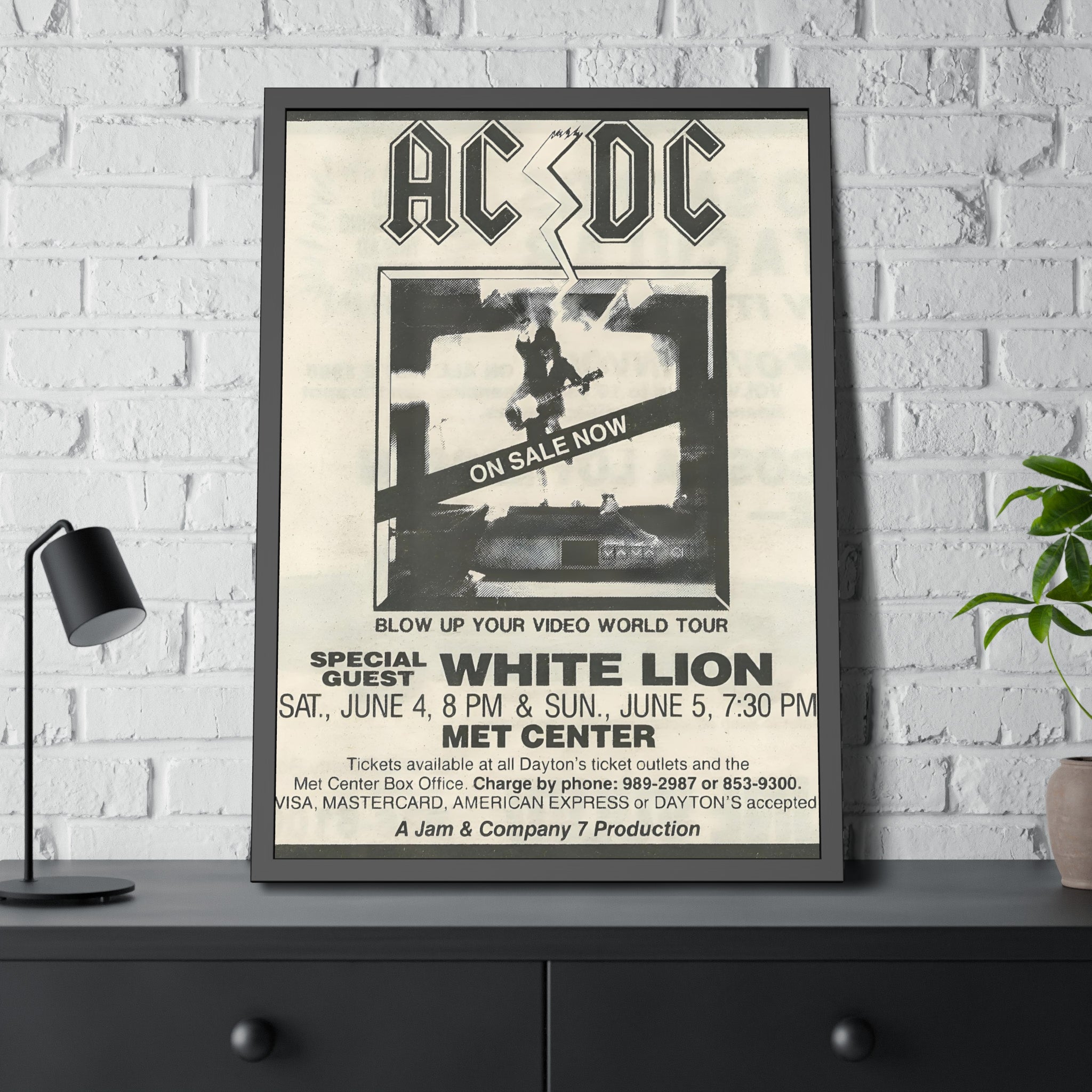 ACDC Concert Poster Art V