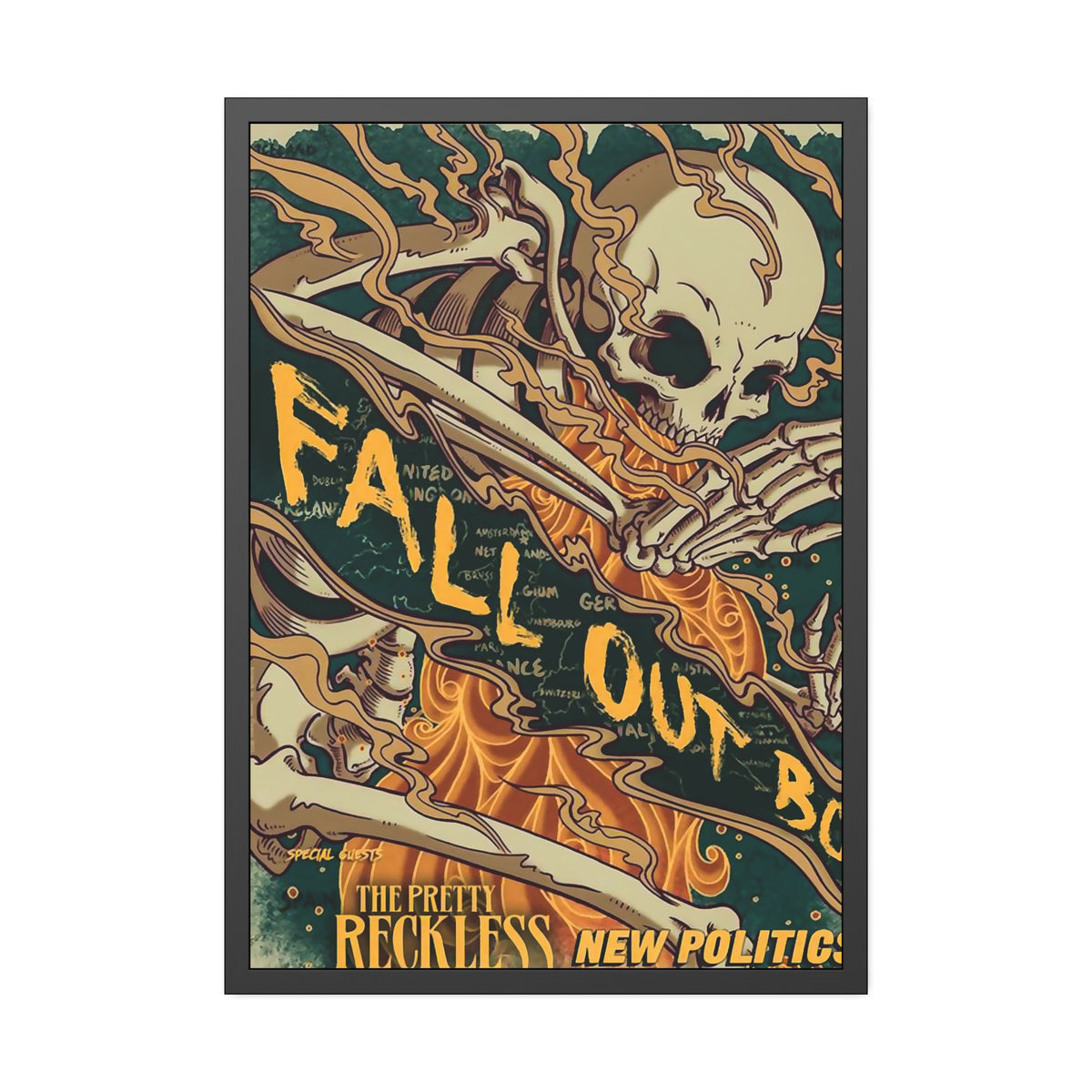 Fall Out Boy Concert Poster