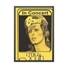 David Bowie Mid South Concert Poster