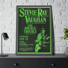 Stevie Ray Vaughan Concert Poster