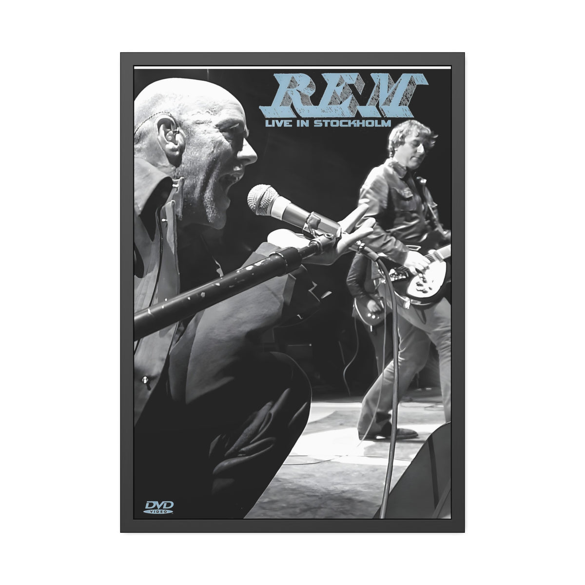 REM Live in Stockholm Concert Poster