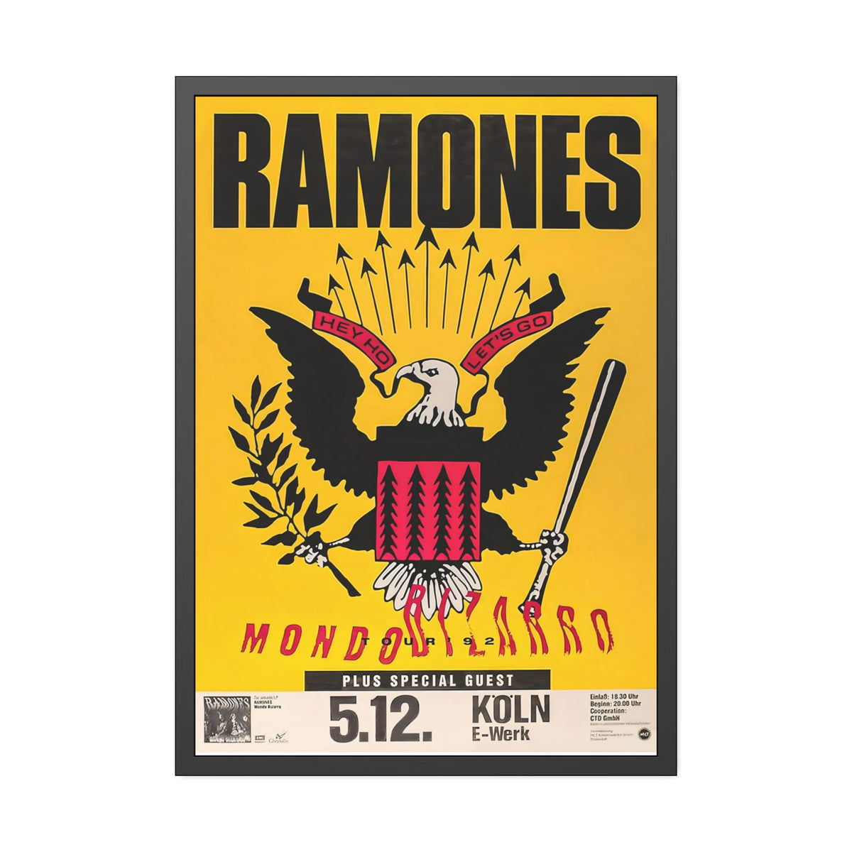 The Ramones Concert Poster IV