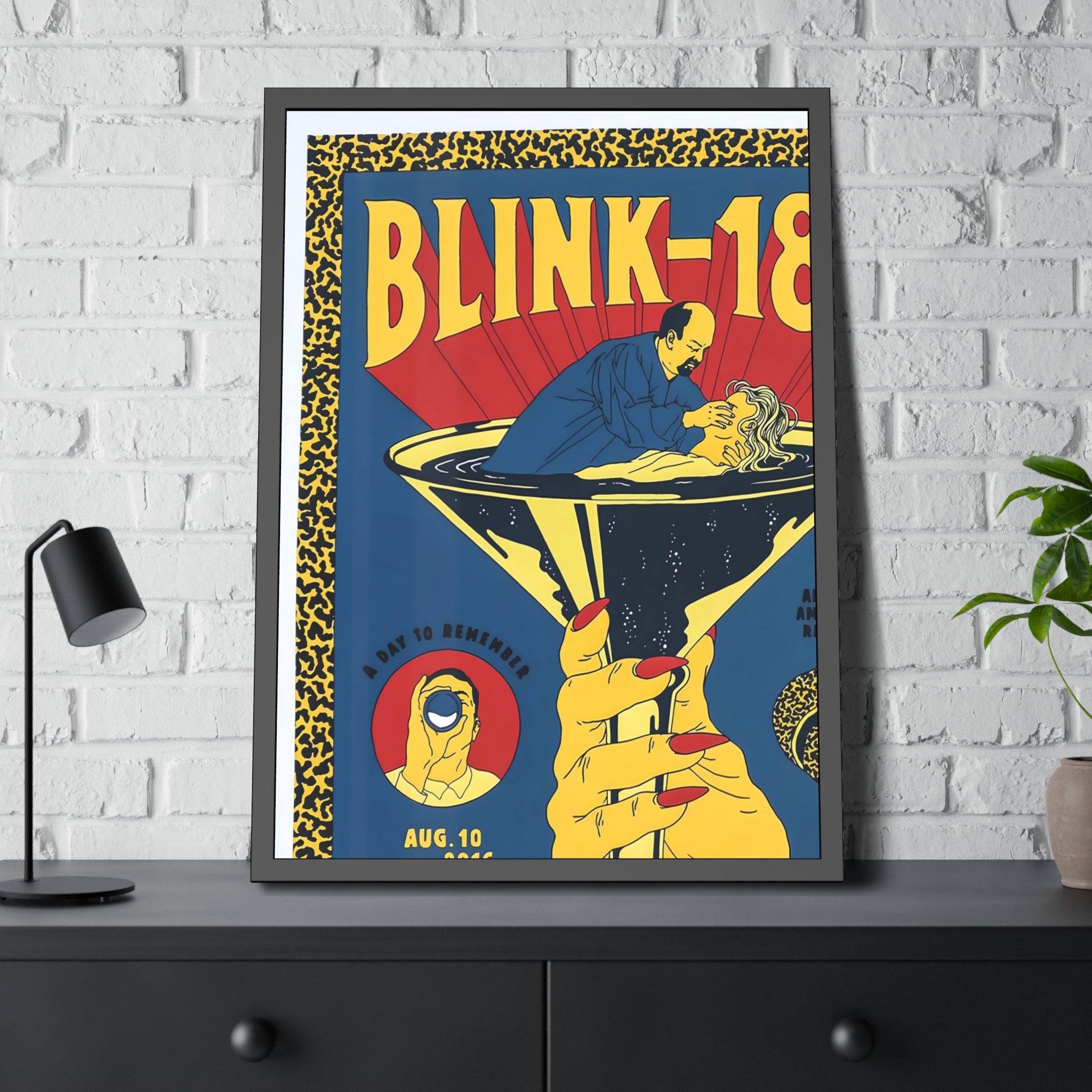 Blink-182 Concert Poster