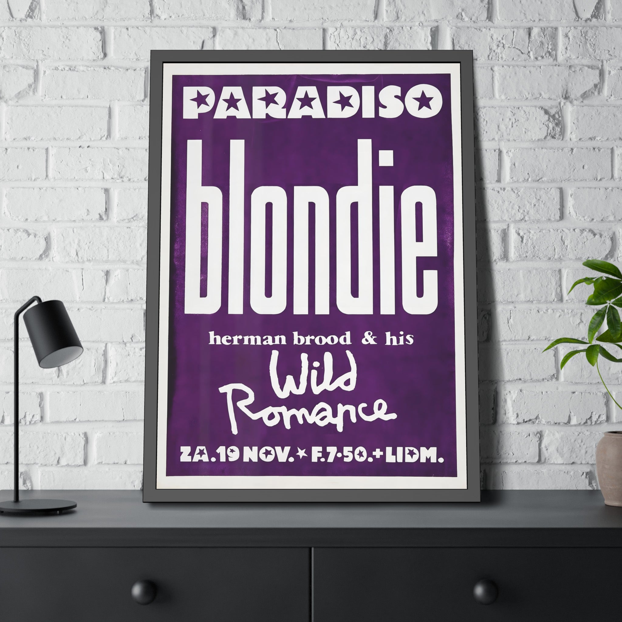 Blondie Concert Poster