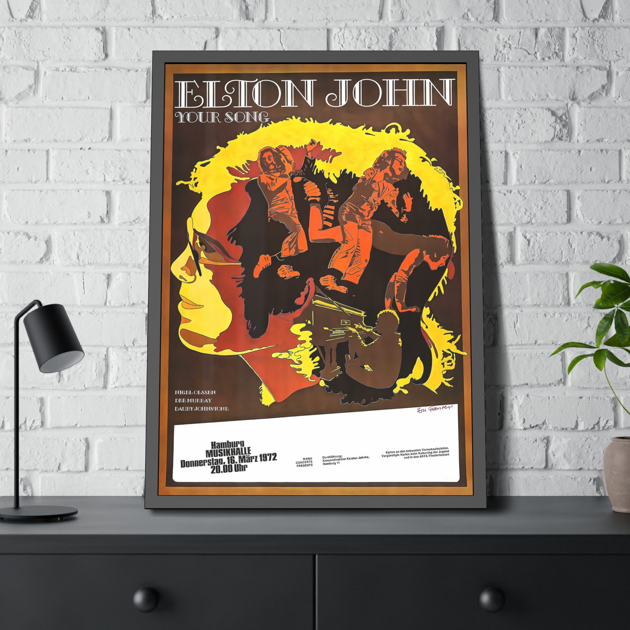 Elton John Concert Poster II