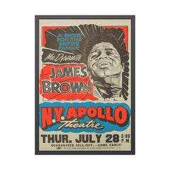 James Brown Concert Poster Apollo Theatre