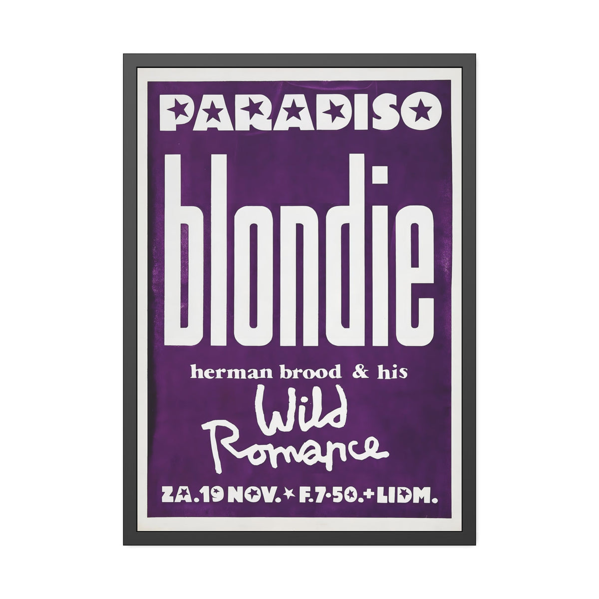 Blondie Concert Poster