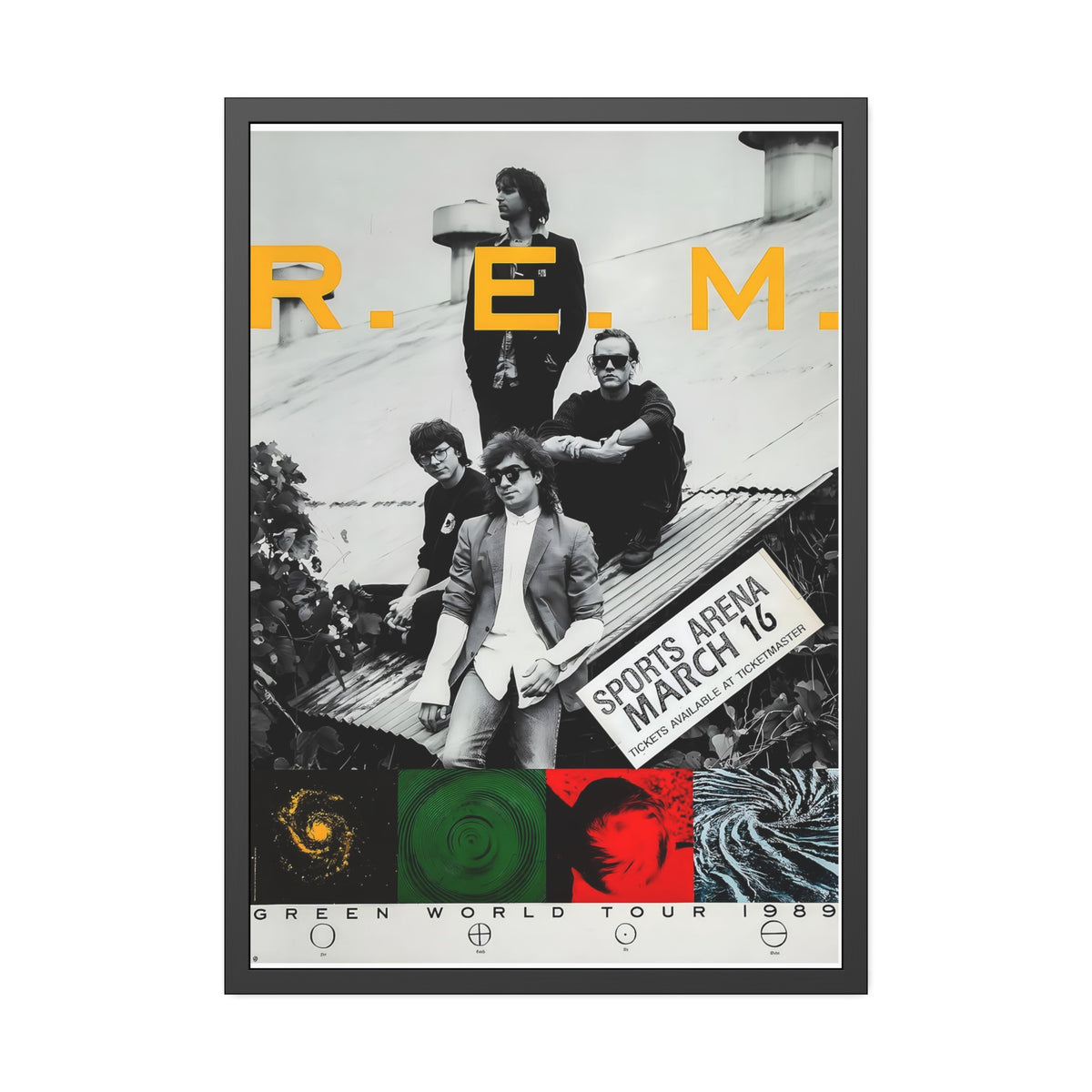 REM Concert Poster
