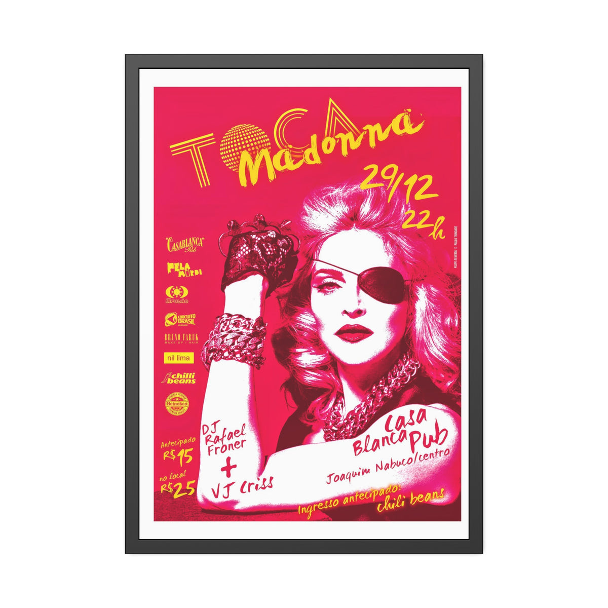 Madonna Concert Poster Tour