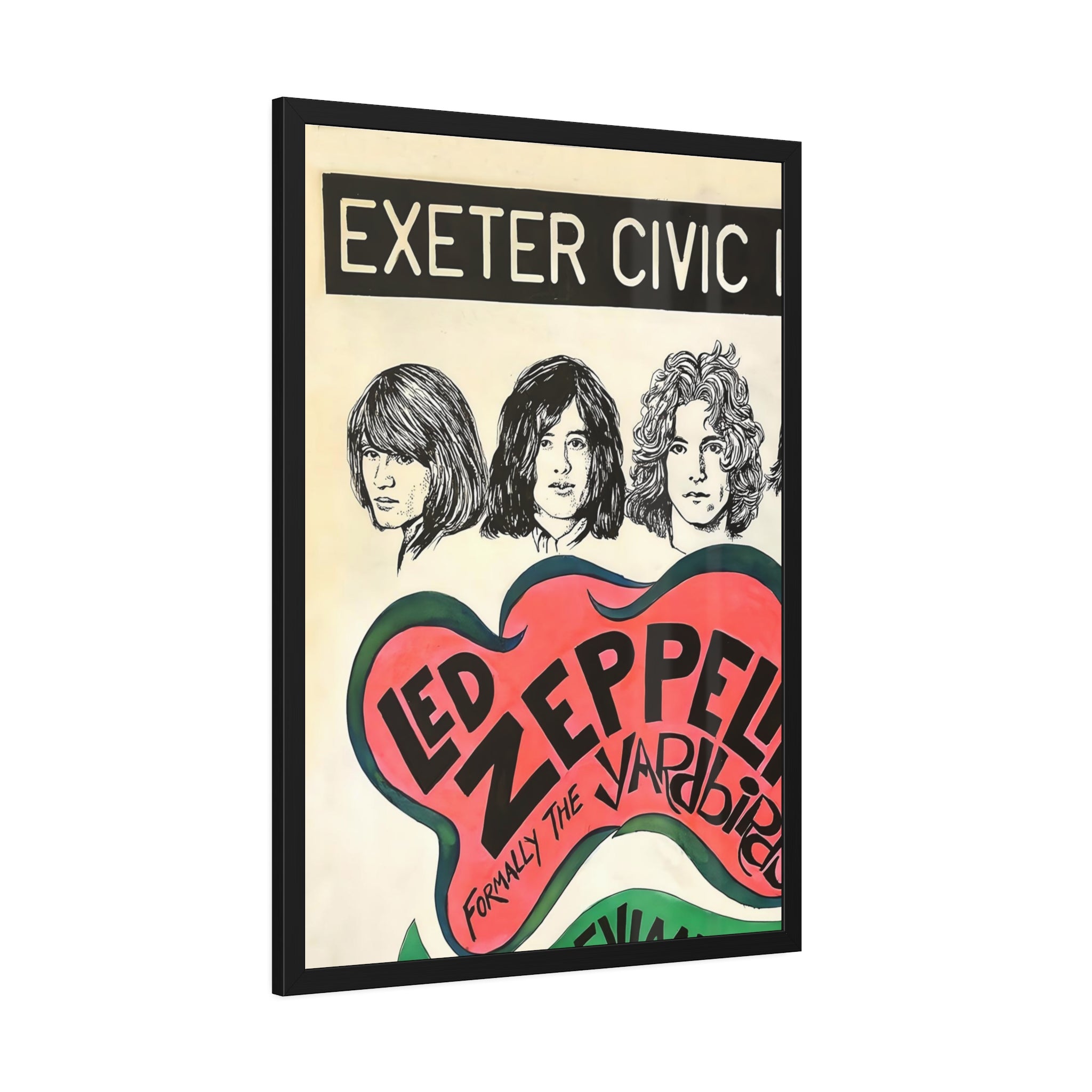 Led Zeppelin 1968 Concert Poster