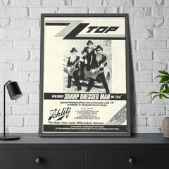 ZZ Top Concert Poster