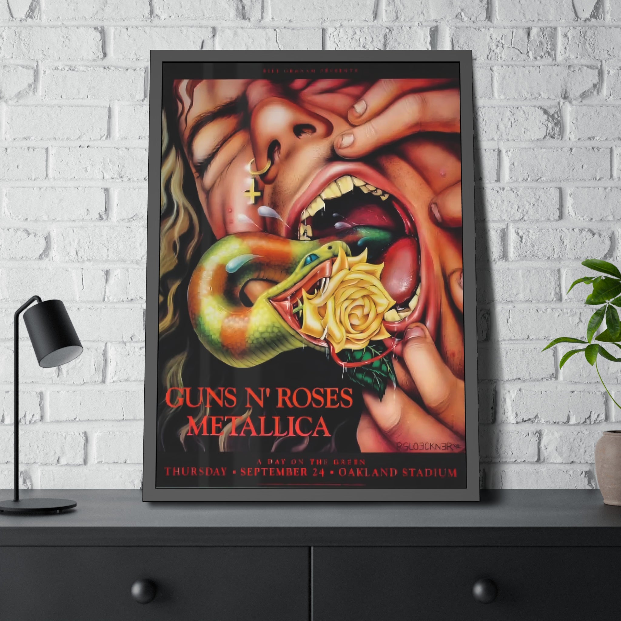 Guns N' Roses Concert Poster Art