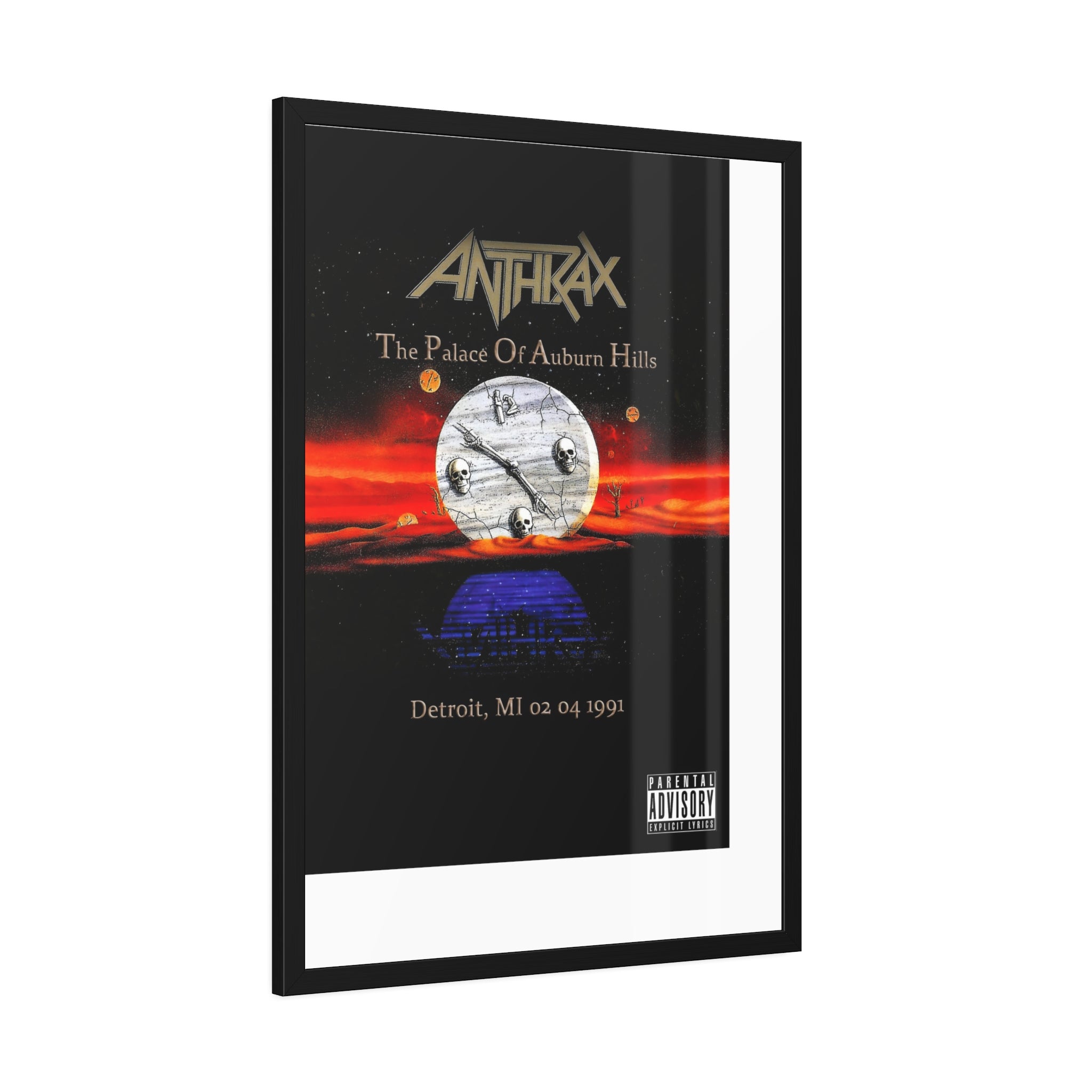 Anthrax Concert Poster
