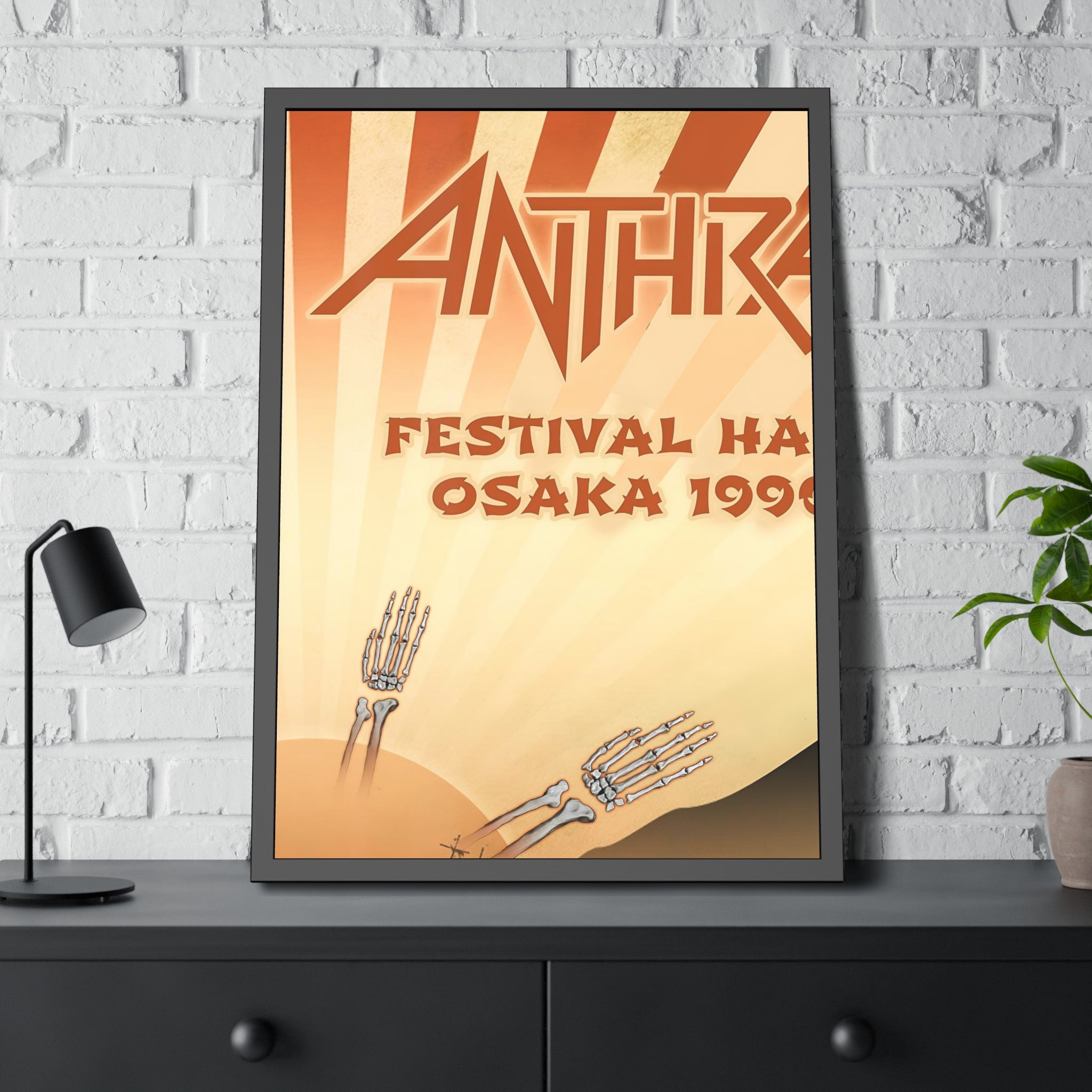 Anthrax Osaka 1990 Concert Poster