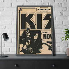 KISS Rockford Armory Concert Poster