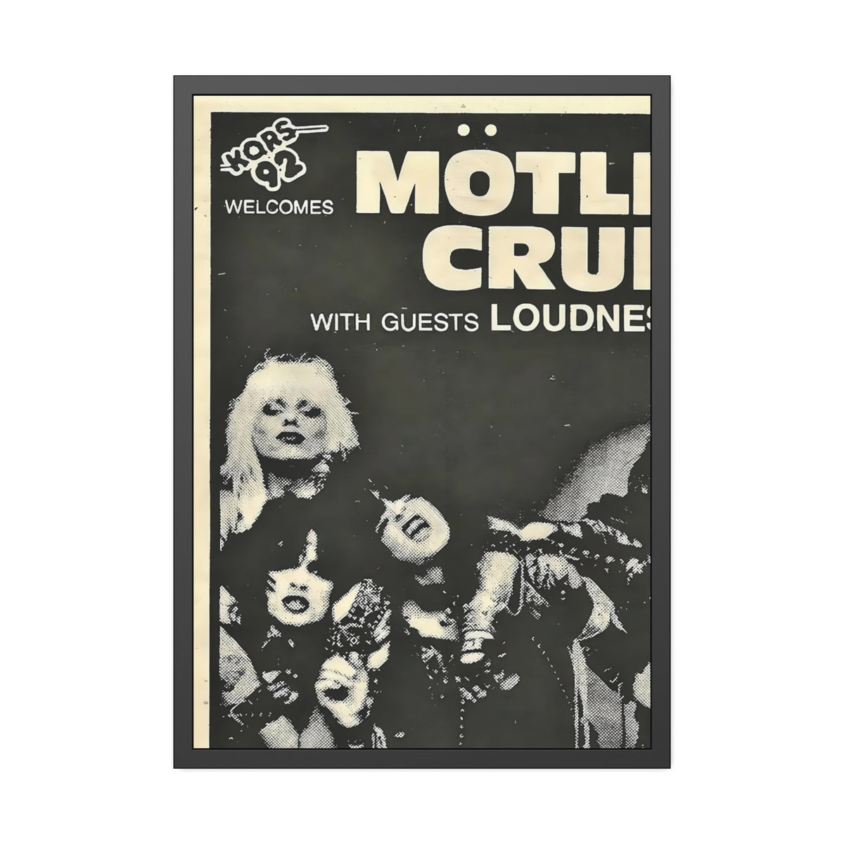 Motley Crue Concert Poster