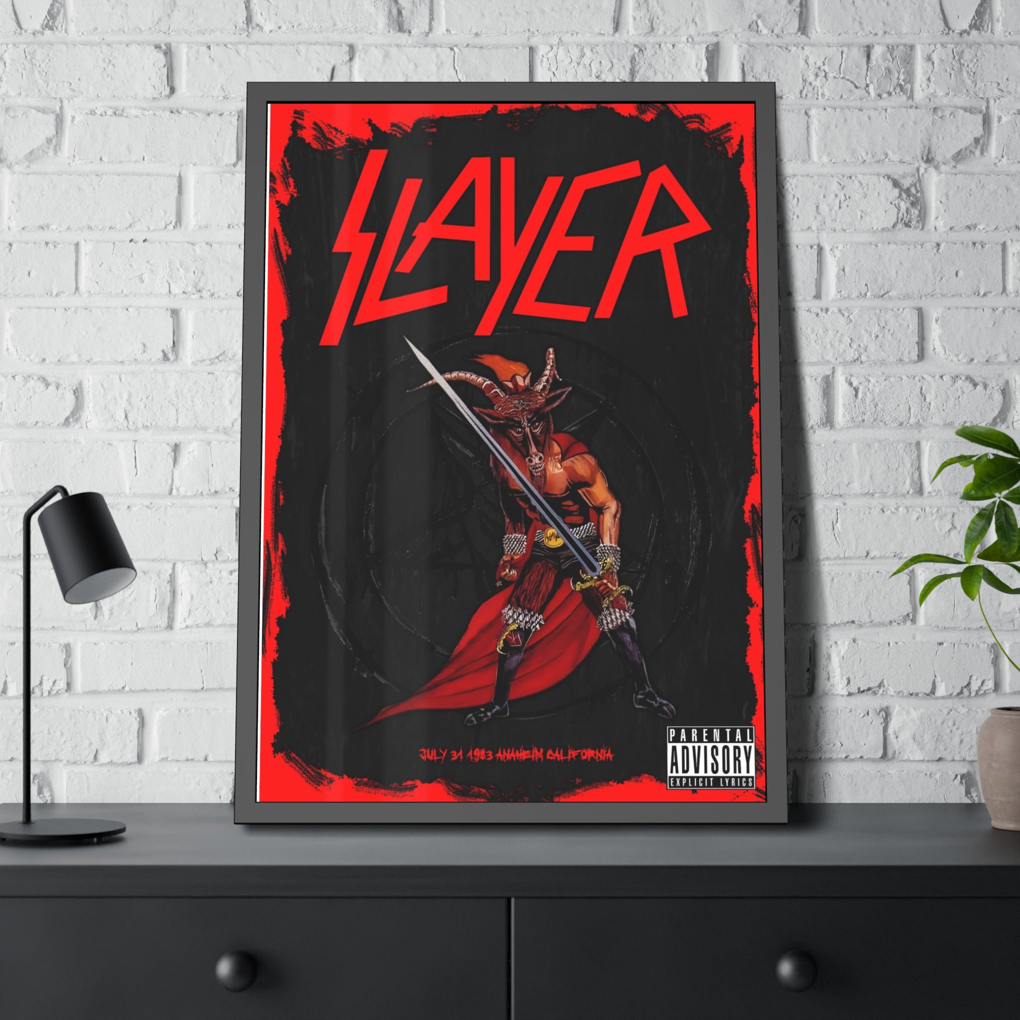 Slayer Concert Poster I