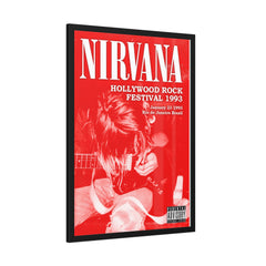 Hollywood Rock Festival Nirvana Concert Poster