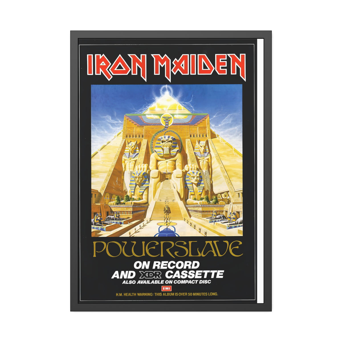 Iron Maiden Concert Poster