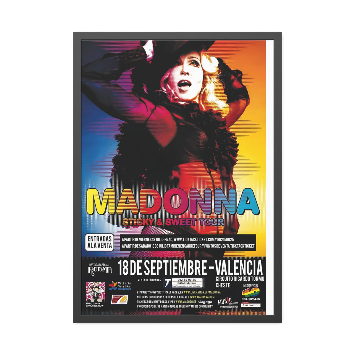 Madonna Concert Poster
