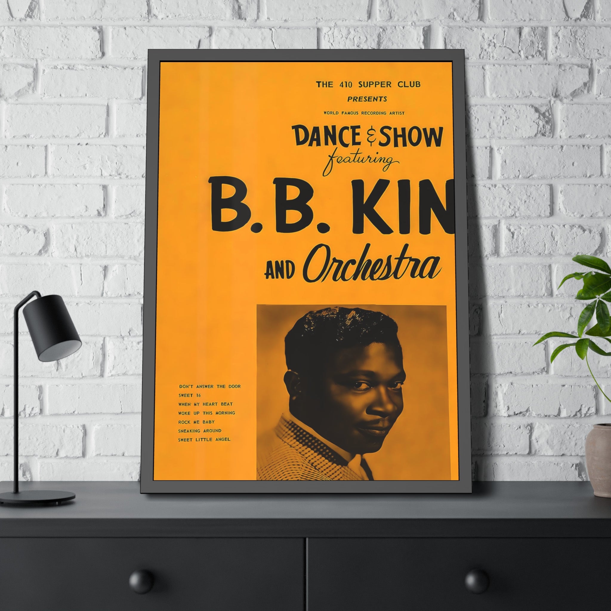 B.B. King Concert Poster II