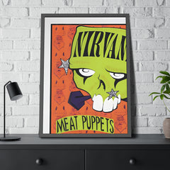 Nirvana Meat Puppets Concert Poster