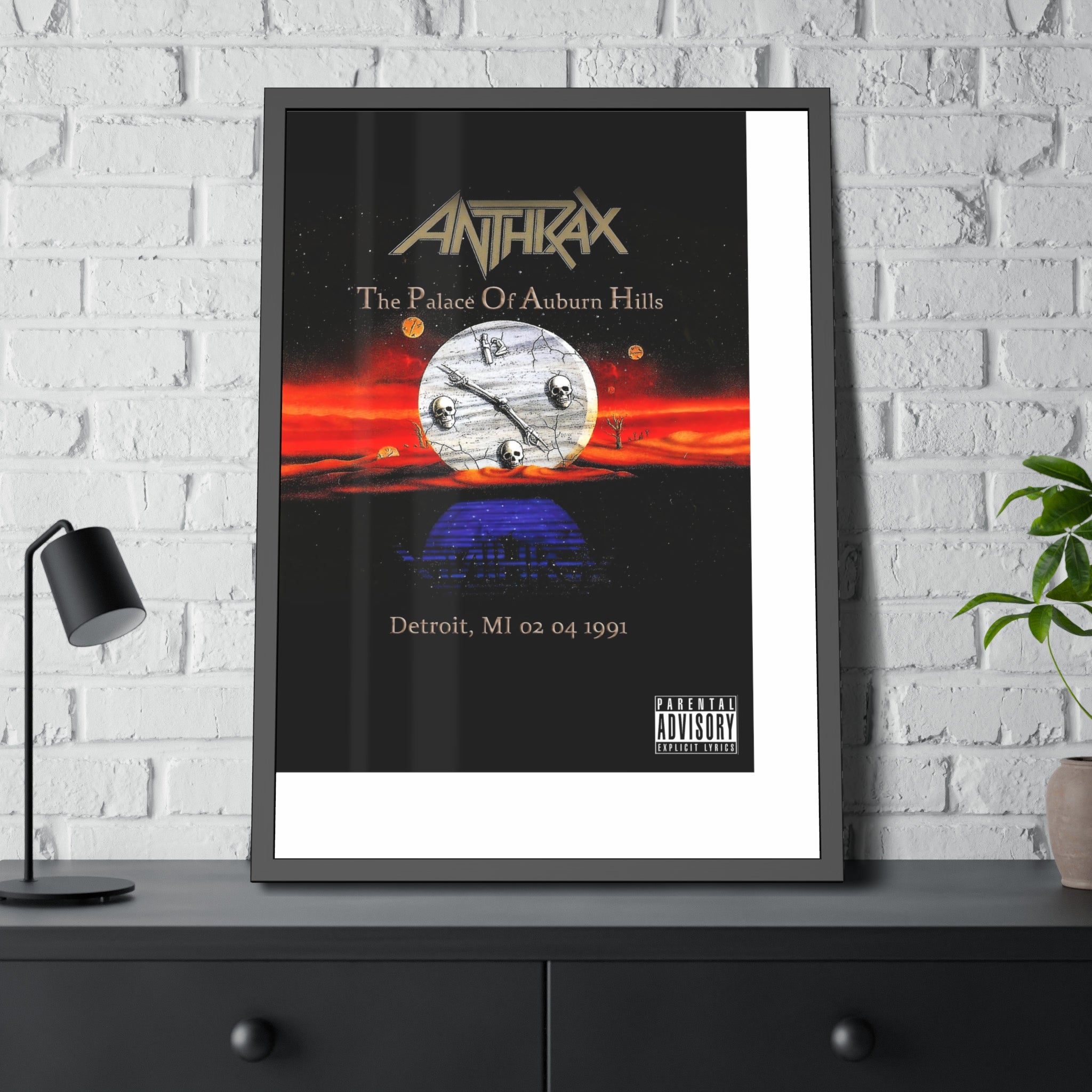 Anthrax Concert Poster