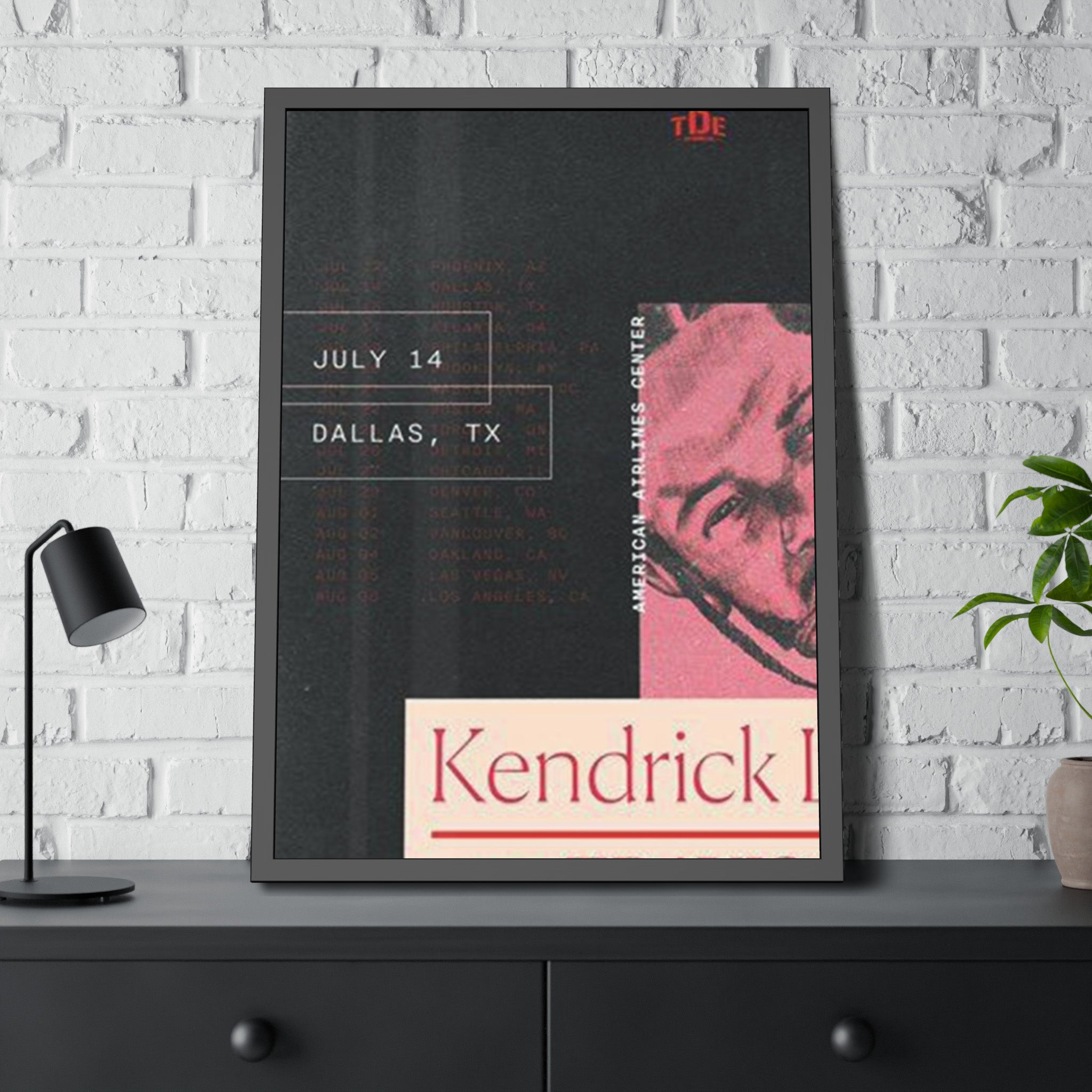 Kendrick Lamar Travis Scott Concert Poster