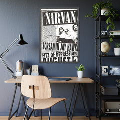 Nirvana Seattle Concert Poster
