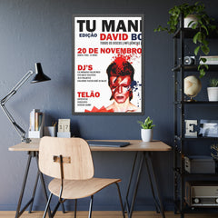 David Bowie Concert Poster Laika