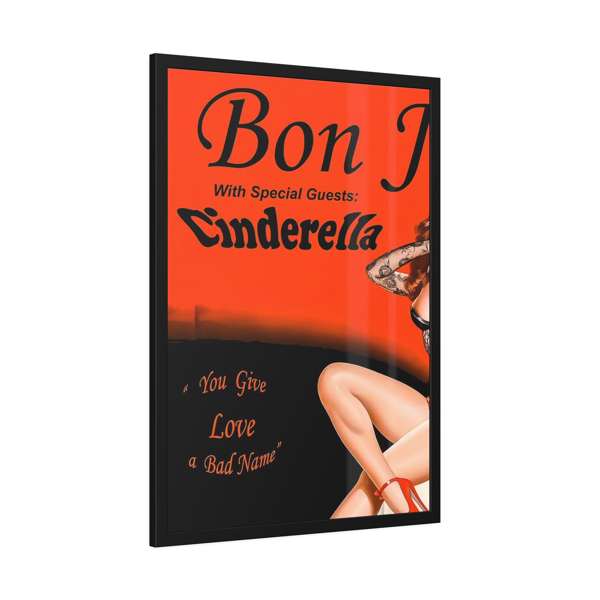 Bon Jovi Cinderella Concert Poster