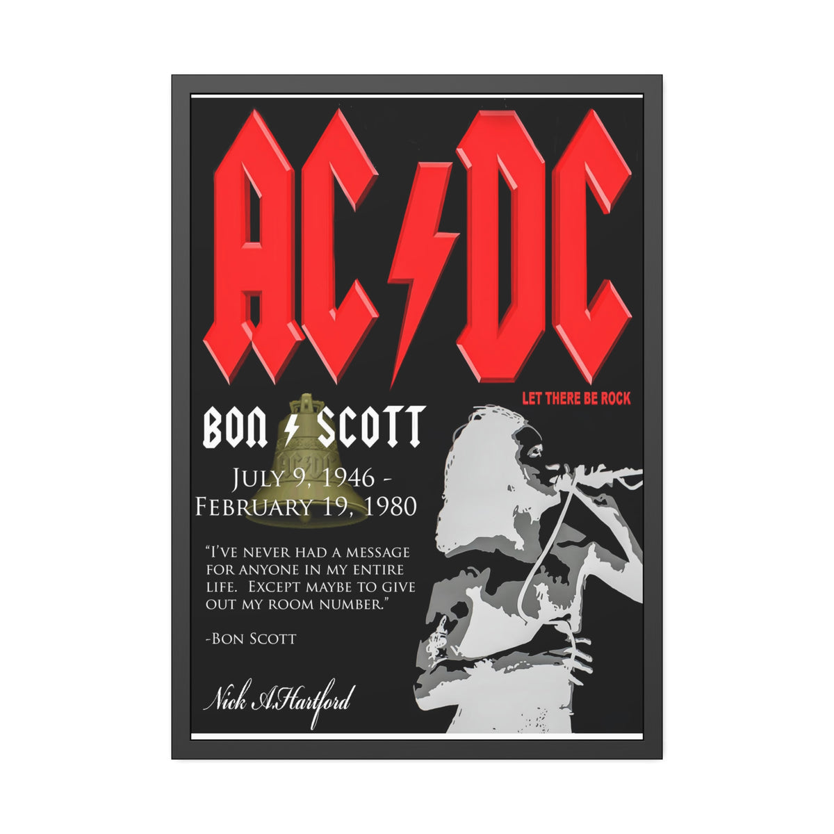 ACDC Concert Poster Art III