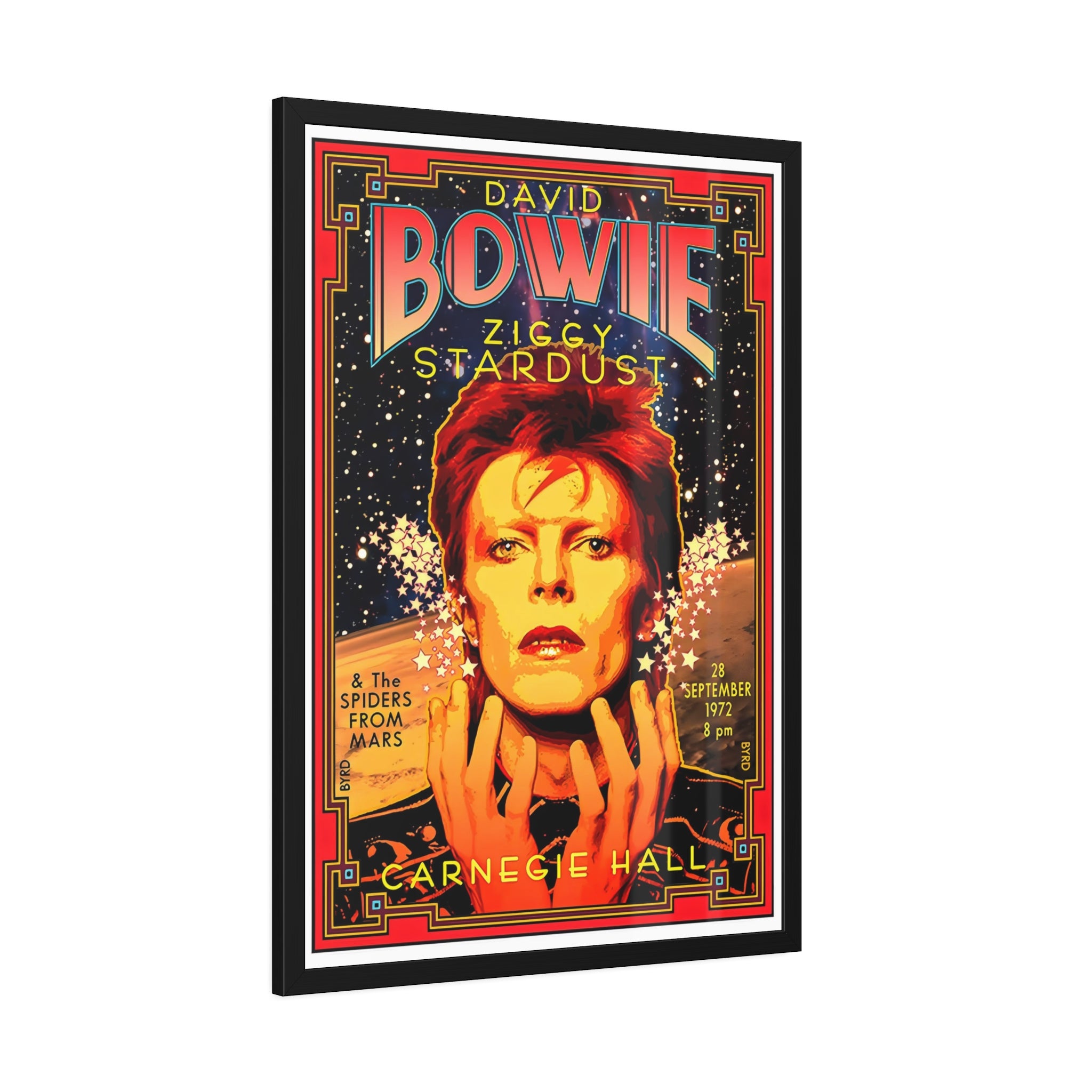 David Bowie Ziggy Stardust Concert Poster