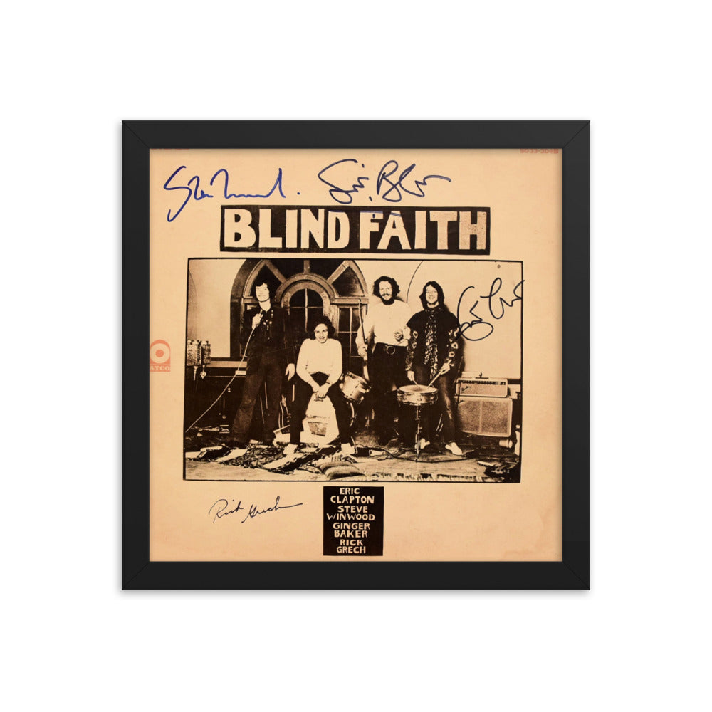 Blind Faith signed 1969 Debut Album Signed Album Cover Reprint