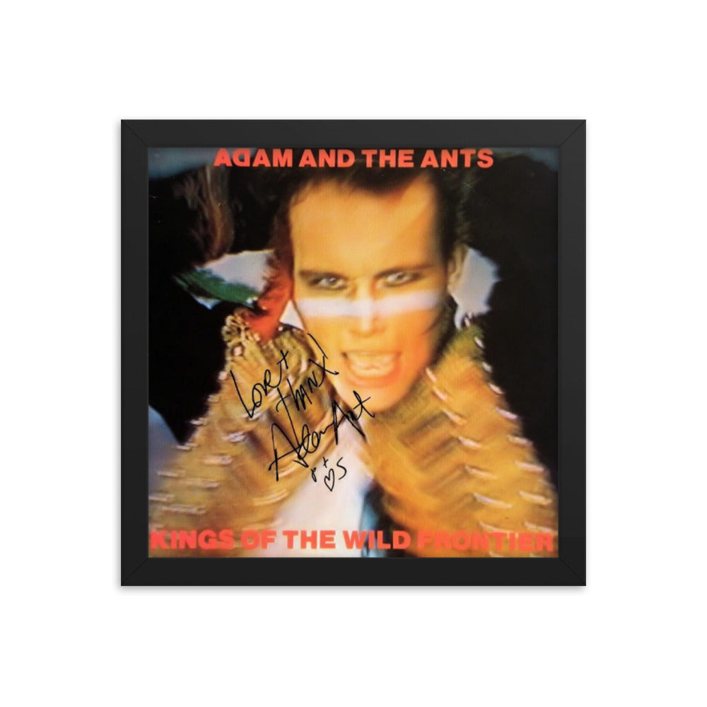Adam and the Ants Kings Of The Wild Frontier signed album Cover Reprint