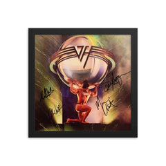 Van Halen signed "5150" album Cover Reprint