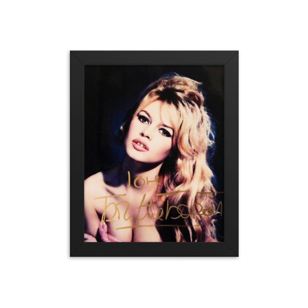 Brigitte Bardot signed promo photo