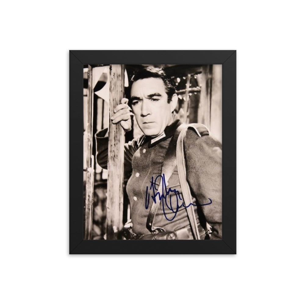 Anthony Quinn signed portrait photo Reprint
