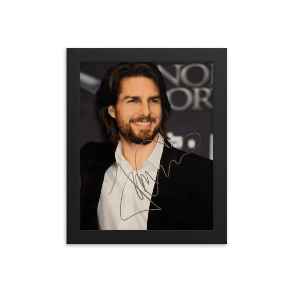 Tom Cruise signed portrait photo