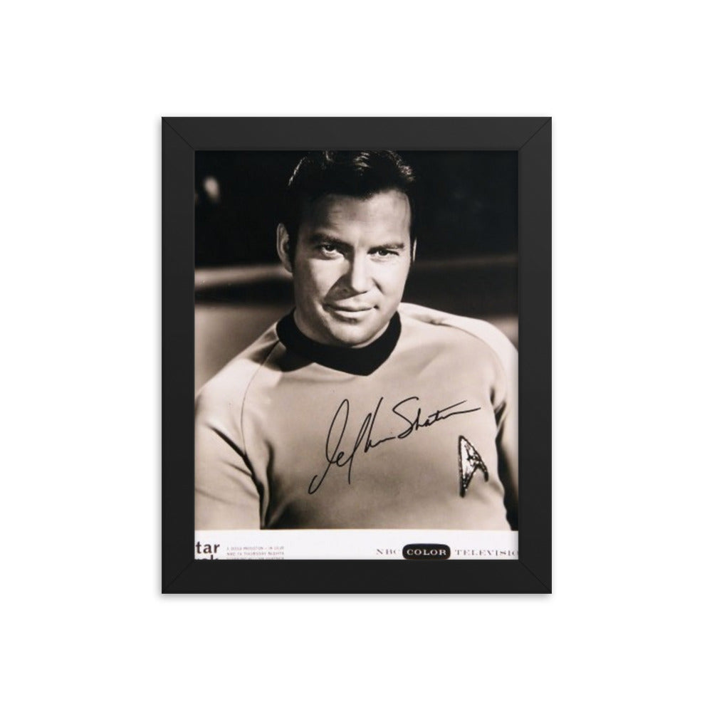 William Shatner signed Star Trek photo Reprint
