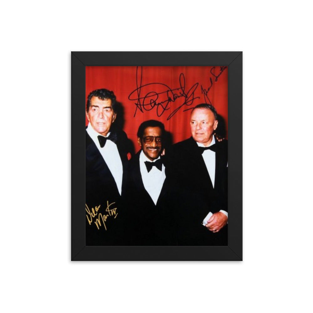 The Rat Pack signed promo photo Reprint